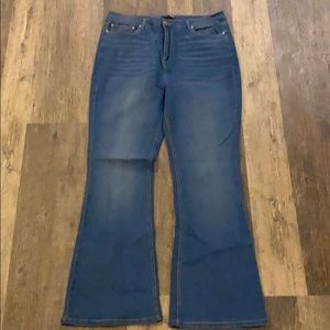 Fashion Nova Plus Size Flare Jeans